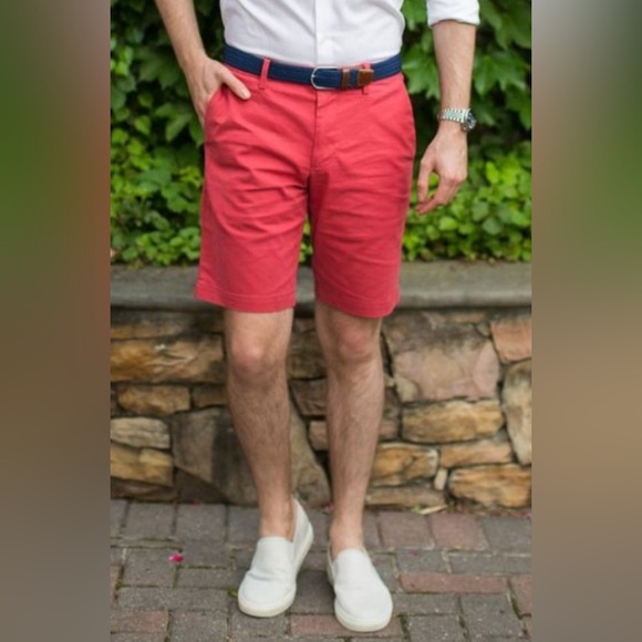 Banana Republic Other - Banana Republic Sailor Red Men's Flat Front Shorts